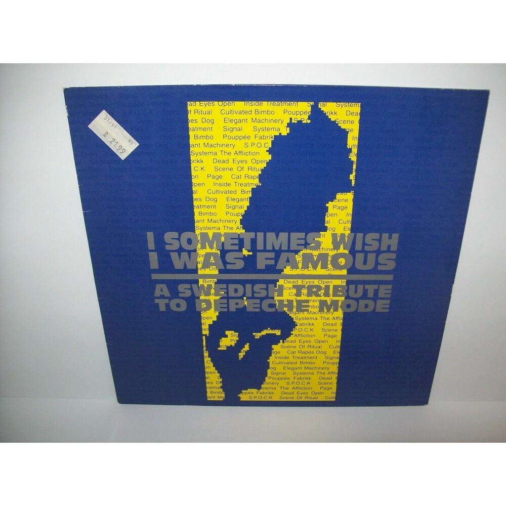 I Sometimes Wish I Was Famous A Swedish Tribute To Depeche Mode Vinyl LP Record
